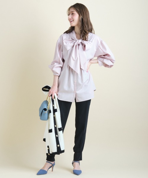 Apuweiser-riche（アプワイザーリッシェ）の「バックスリットジョグパンツ（その他パンツ・レディース・ブラック・0/2/1）」の3枚目の写真