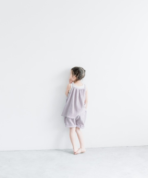 LOWRYS FARM（ローリーズファーム）の「ガーゼギャザーキャミ　275981（キャミソール・キッズ・パープル/イエロー/オレンジ・110cm/120cm/130cm/140cm/150cm）」の15枚目の写真