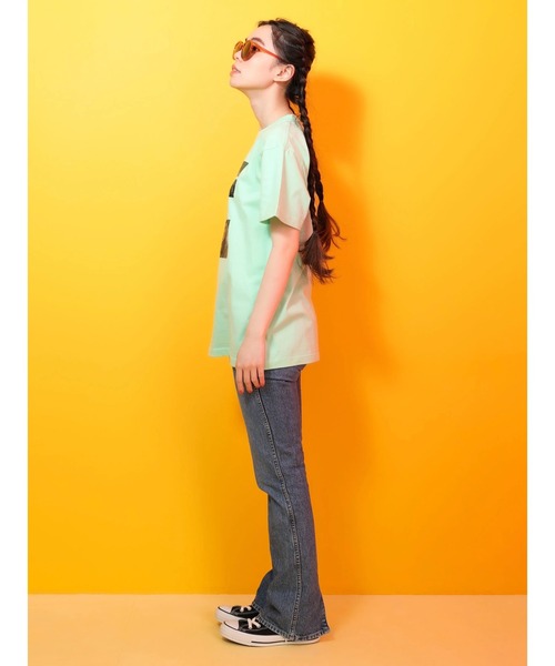 Green Parks(グリーンパークス)の「■STRANGER THINGS ガールズ&ホッパーT(Tシャツ/カットソー・レディース・グリーン・FREE)」の5枚目の写真