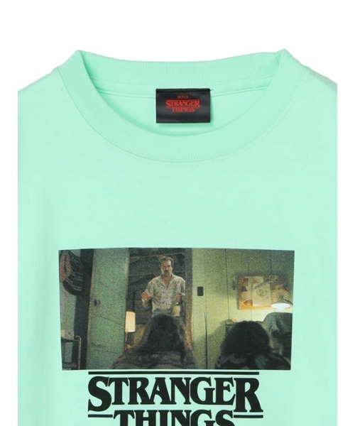Green Parks(グリーンパークス)の「■STRANGER THINGS ガールズ&ホッパーT(Tシャツ/カットソー・レディース・グリーン・FREE)」の11枚目の写真