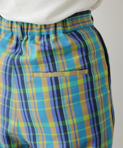 RODEO CROWNS WIDE BOWL（ロデオクラウンズワイドボウル）の「チェックタックスラックス（スラックス・レディース・グリーン系その他/ブルー系その他3・SMALL/MEDIUM）」の11枚目の写真