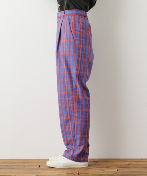 RODEO CROWNS WIDE BOWL（ロデオクラウンズワイドボウル）の「チェックタックスラックス（スラックス・レディース・グリーン系その他/ブルー系その他3・SMALL/MEDIUM）」の14枚目の写真