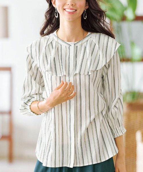 RNA media ブラウス Sale セール 50%off B2164 ボーンパナマシャツ トップス/シャツ/ブラウス - RNA ONLINE STORE | アールエヌエー