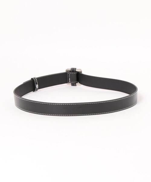 おしゃれスタ（オシャレスタ）の「選べるバックルカラー　スクエア型　ベーシックシンプルベルト（ベルト・レディース・イエロー系2/ブラック系1/イエロー系1/グリーン系2/ブラック系2/レッド系1/レッド系2/ホワイト系1/ホワイト系2/グリーン系1・FREE）」の17枚目の写真