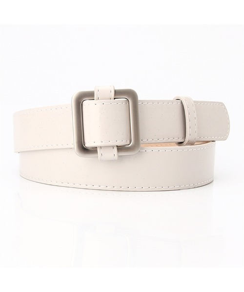 おしゃれスタ（オシャレスタ）の「選べるバックルカラー　スクエア型　ベーシックシンプルベルト（ベルト・レディース・イエロー系2/ブラック系1/イエロー系1/グリーン系2/ブラック系2/レッド系1/レッド系2/ホワイト系1/ホワイト系2/グリーン系1・FREE）」の19枚目の写真