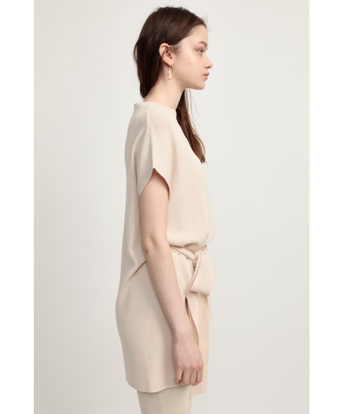 SLY（スライ）の「WASHABLE BELTED TOPS ウォッシャブル トップス（ニット/セーター・レディース・アイボリー/ブルー/ブラック・FREE）」の7枚目の写真