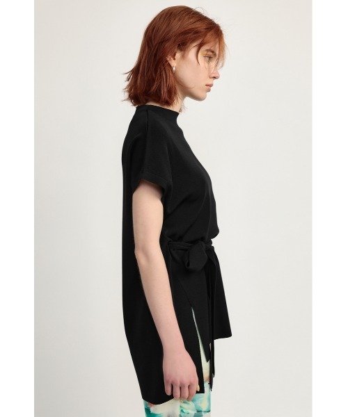 SLY（スライ）の「WASHABLE BELTED TOPS ウォッシャブル トップス（ニット/セーター・レディース・アイボリー/ブルー/ブラック・FREE）」の12枚目の写真