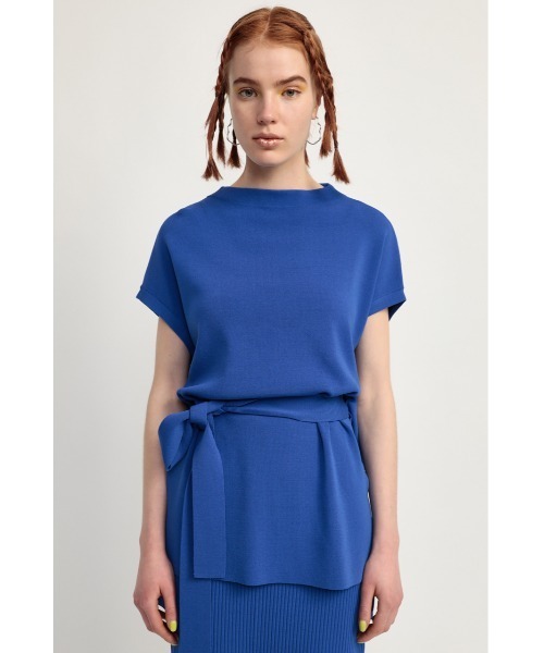 SLY（スライ）の「WASHABLE BELTED TOPS ウォッシャブル トップス（ニット/セーター・レディース・アイボリー/ブルー/ブラック・FREE）」の16枚目の写真