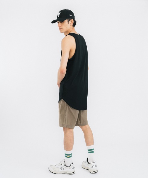 LiSS(リス)の「ラウンドヘム ロング タンクトップ(タンクトップ・メンズ・ホワイト/ブラック/ブルー/グリーン・M/L)」の7枚目の写真