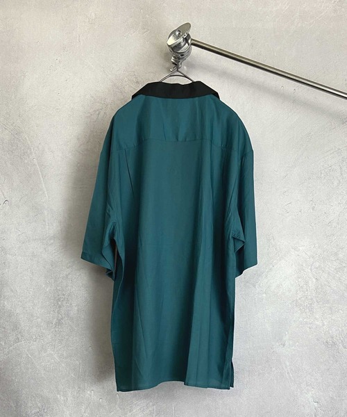 Beno(ビーノ)の「クレリックオープンカラー ドレープオーバーシャツ(シャツ/ブラウス・メンズ・ホワイト/ブラック/チャコールグレー/グレイッシュベージュ/ブルーグリーン/グレイッシュブルー・M/L)」の8枚目の写真