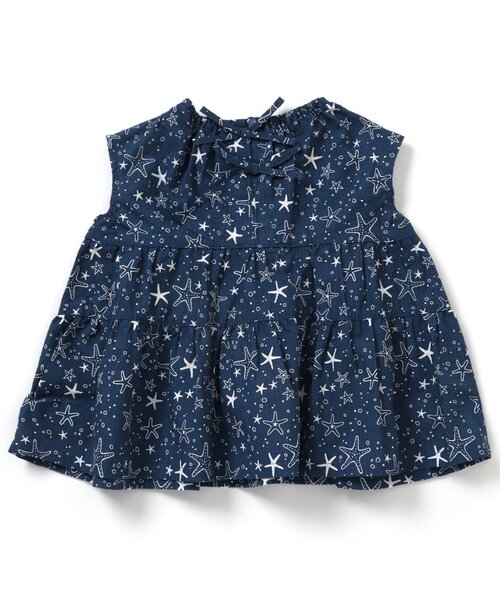 BREEZE（ブリーズ）の「カラフルパターンティアードチュニック（チュニック・キッズ・イエロー/ピンク/ミント/ネイビー・120/110/140/90/80/100/130）」の8枚目の写真