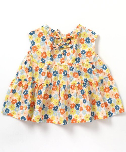 BREEZE（ブリーズ）の「カラフルパターンティアードチュニック（チュニック・キッズ・イエロー/ピンク/ミント/ネイビー・120/110/140/90/80/100/130）」の10枚目の写真