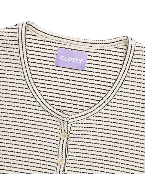 CLOTTY（クロッティ）の「CLOTTY／パターンクロップカーディガン 2276411（カーディガン/ボレロ）」 - WEAR