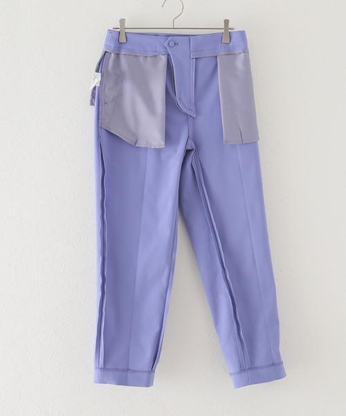 La TOTALITE(ラトータリテ)の「ストレッチテーパードパンツ(その他パンツ・レディース・ブラック/ブルー系その他/グリーン・36/38)」の20枚目の写真
