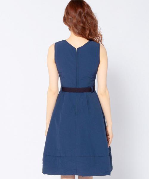 Another Edition（アナザーエディション）の「NYN ナイロンパラワンピースNYN Ｎ PARA OP◆（ワンピース・レディース・オフホワイト/ネイビー・SMALL/MEDIUM）」の3枚目の写真