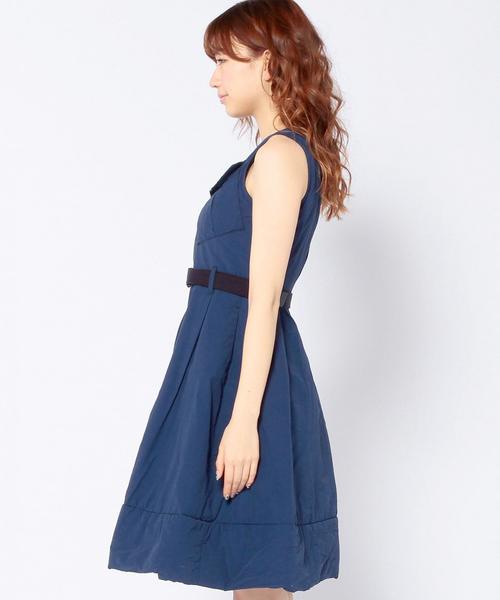 Another Edition（アナザーエディション）の「NYN ナイロンパラワンピースNYN Ｎ PARA OP◆（ワンピース・レディース・オフホワイト/ネイビー・SMALL/MEDIUM）」の11枚目の写真