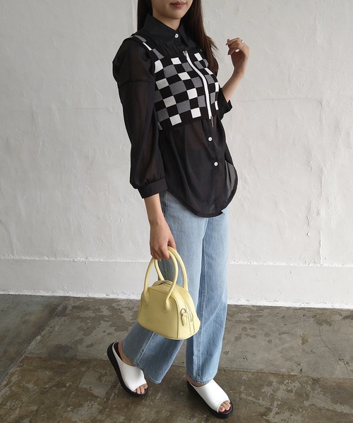 セール】ZIP前開きキャミソール（キャミソール）｜Alite cloth