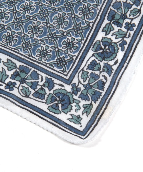 studio CLIP（スタディオクリップ）の「ブロックプリント風ハンカチ（ハンカチ/ハンドタオル・レディース・レッド/ピンク/イエロー/ブルー・FREE）」の12枚目の写真