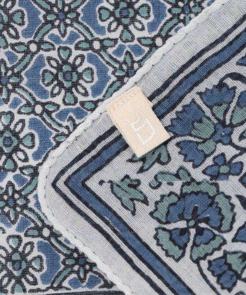 studio CLIP（スタディオクリップ）の「ブロックプリント風ハンカチ（ハンカチ/ハンドタオル・レディース・レッド/ピンク/イエロー/ブルー・FREE）」の10枚目の写真