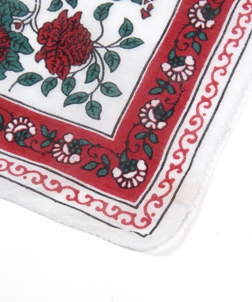 studio CLIP（スタディオクリップ）の「ブロックプリント風ハンカチ（ハンカチ/ハンドタオル・レディース・レッド/ピンク/イエロー/ブルー・FREE）」の13枚目の写真