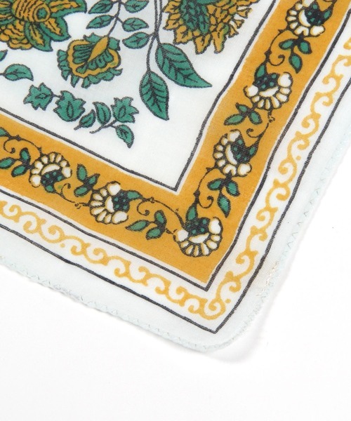 studio CLIP（スタディオクリップ）の「ブロックプリント風ハンカチ（ハンカチ/ハンドタオル・レディース・レッド/ピンク/イエロー/ブルー・FREE）」の17枚目の写真