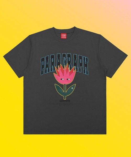 Paragraph(パラグラフ)の「【PARAGRAPH/パラグラフ】Arch flower T-shirt/ アーチフラワーロゴ 半袖Tシャツ(Tシャツ/カットソー・レディース・ホワイト/チャコールグレー/パープル・FREE)」の5枚目の写真