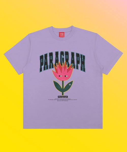 Paragraph(パラグラフ)の「【PARAGRAPH/パラグラフ】Arch flower T-shirt/ アーチフラワーロゴ 半袖Tシャツ(Tシャツ/カットソー・レディース・ホワイト/チャコールグレー/パープル・FREE)」の6枚目の写真