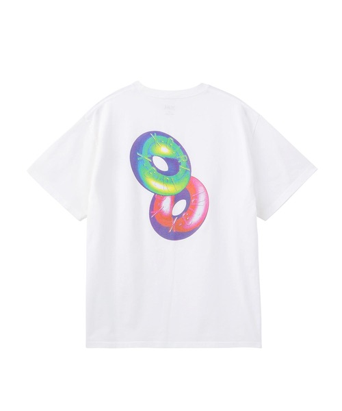 X-girl（エックスガール）の「CANDY DROP S/S TEE/バックプリント 半袖/Tシャツ（Tシャツ/カットソー・レディース・ブラック/パープル/ホワイト・XL/M/L/S）」の11枚目の写真