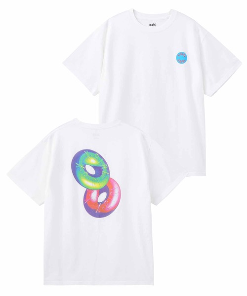 X-girl（エックスガール）の「CANDY DROP S/S TEE/バックプリント 半袖/Tシャツ（Tシャツ/カットソー・レディース・ブラック/パープル/ホワイト・XL/M/L/S）」の17枚目の写真