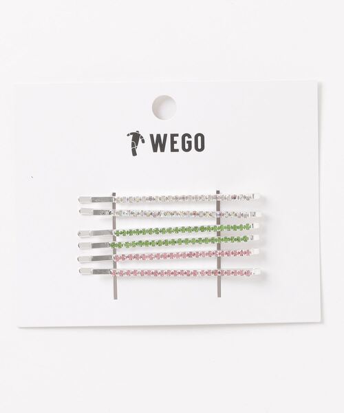 WEGO(ウィゴー)の「WEGO/【6点セット】ラインストーンピン(ヘアピン・レディース・シルバー/その他2/その他1・FREE)」の10枚目の写真