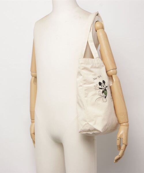 AVIREX（アヴィレックス）の「ＭＩＣＫＥＹ　３３３　ＴＯＴＥ　ＢＡＧ（トートバッグ・レディース・ホワイト・F）」の5枚目の写真