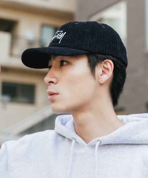 Stussy コーデュロイキャップ ベージュ/ブルー 1974336606.jpg?1689652137