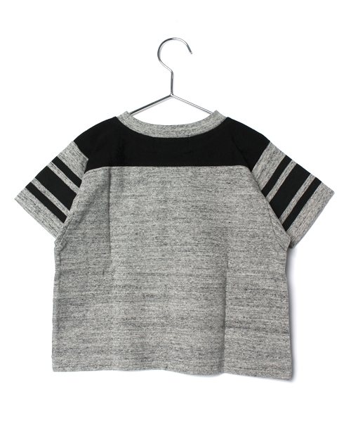 GROOVY COLORS（グルービーカラーズ）の「天竺　２２ HOCKEY Tシャツ（Tシャツ/カットソー・キッズ・ホワイト/ブラック/グレー・110/140/90/130/100/120/150）」の5枚目の写真