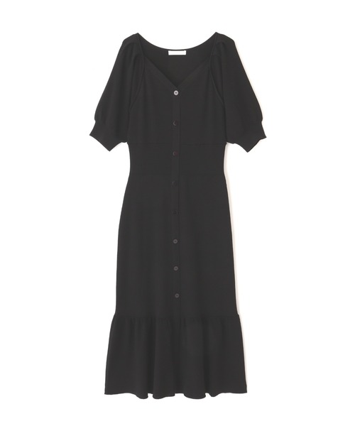 PROPORTION BODY DRESSING(プロポーションボディドレッシング)の「デコルテフロント釦マーメイドニットワンピース / 1212240702(ワンピース・レディース・ブルー/ブラック/イエロー/ボルドー・SMALL/MEDIUM)」の18枚目の写真