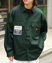 Dickies/ディッキーズ ロゴピスネーム オーバーサイズツイルワークシャツ