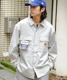 Dickies/ディッキーズ ロゴピスネーム オーバーサイズツイルワークシャツ