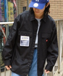 Dickies/ディッキーズ ロゴピスネーム オーバーサイズツイルワークシャツ