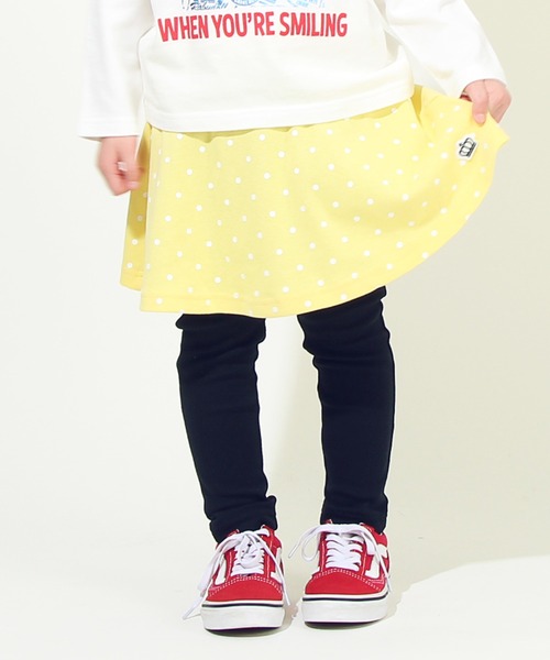 BABYDOLL（ベビードール）の「通販限定サイズあり 10分丈スカッツ(柄) 7149K（その他パンツ・キッズ・ブラック/パープル/ブラウン/オフホワイト/ピンク/サンドベージュ/ブラック×ホワイト/ブラック系1/イエロー系その他/ブラック系3/ベビーピンク/ブルー/ブラック系2/ライトグリーン/ブラック系4/ピンク系その他/パープル系その他/ベージュ系その他/チェリーピンク・140cm/90cm/150cm/80ｃｍ/120cm/130cm/100cm/110cm）」の15枚目の写真