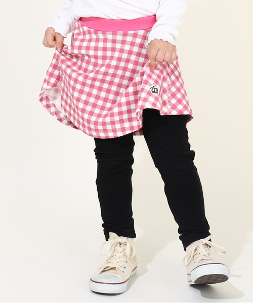 BABYDOLL（ベビードール）の「通販限定サイズあり 10分丈スカッツ(柄) 7149K（その他パンツ・キッズ・ブラック/パープル/ブラウン/オフホワイト/ピンク/サンドベージュ/ブラック×ホワイト/ブラック系1/イエロー系その他/ブラック系3/ベビーピンク/ブルー/ブラック系2/ライトグリーン/ブラック系4/ピンク系その他/パープル系その他/ベージュ系その他/チェリーピンク・140cm/90cm/150cm/80ｃｍ/120cm/130cm/100cm/110cm）」の18枚目の写真