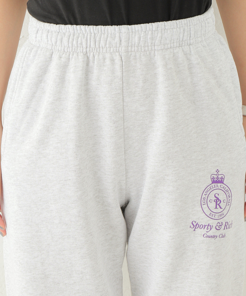 Spick & Span(スピックアンドスパン)の「【Sporty & Rich /スポーティアンドリッチ】NYC Crown Sweatpant / スウェットパンツ(スウェットパンツ・レディース・チャコールグレー・SMALL)」の10枚目の写真