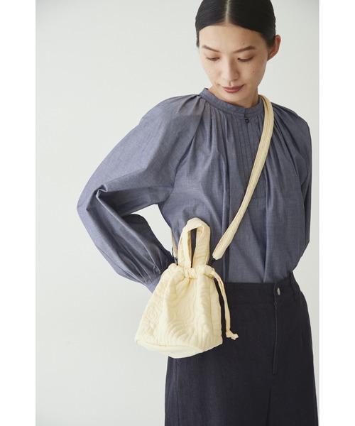 human woman（ヒューマンウーマン）の「◆キルト２ＷＡＹＢＡＧ（ハンドバッグ・レディース・グリーン/ホワイト系その他・ﾌﾘ-）」の3枚目の写真