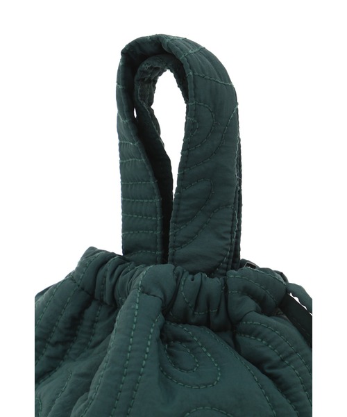 human woman（ヒューマンウーマン）の「◆キルト２ＷＡＹＢＡＧ（ハンドバッグ・レディース・グリーン/ホワイト系その他・ﾌﾘ-）」の15枚目の写真