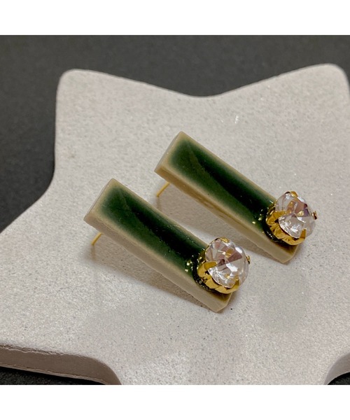 tone(トーン)の「【LoveAmooN】stick stone(MA)(ピアス(両耳用)・レディース・ベージュ/ネイビー/ブラウン/モスグリーン/ワインレッド/ブラウン系その他/グリーン系その他・FREE)」の21枚目の写真