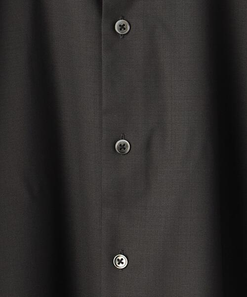 green label relaxing(グリーンレーベルリラクシング)の「W シャツ ハオリ -ウォッシャブル-(シャツ/ブラウス・メンズ・ブラック/オリーブ・S/M/L/XL)」の14枚目の写真