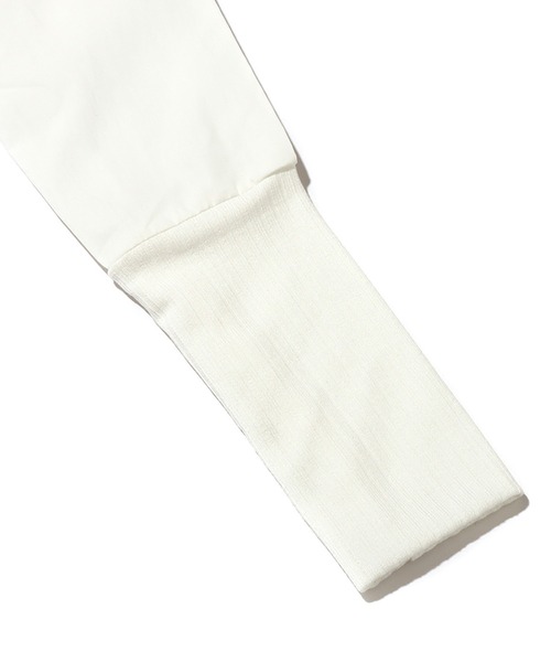 atmos pink（アトモスピンク）の「atmos pink バックオープンショートシャツ（シャツ/ブラウス・レディース・カーキ/ホワイト/ピンク・M/S）」の6枚目の写真