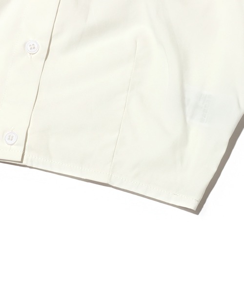 atmos pink（アトモスピンク）の「atmos pink バックオープンショートシャツ（シャツ/ブラウス・レディース・カーキ/ホワイト/ピンク・M/S）」の20枚目の写真