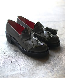 LEATHER BIG TASSEL LOAFERS