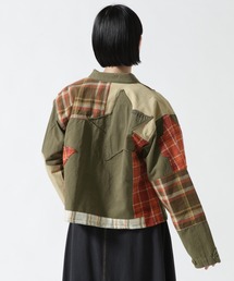 AVIREX | BDU CHECK REMAKE SHORT SHIRT/ BDUチェックリメイクショートシャツ(その他アウター)