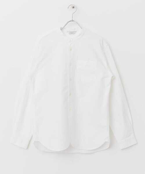 URBAN RESEARCH DOORS（アーバンリサーチドアーズ）の「オックスバンドカラーシャツ（シャツ/ブラウス・メンズ・ホワイト/ライトブルー/ネイビー/ブルー系その他・MEDIUM/LARGE）」の2枚目の写真