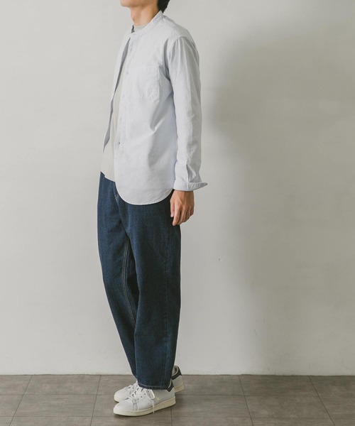 URBAN RESEARCH DOORS（アーバンリサーチドアーズ）の「オックスバンドカラーシャツ（シャツ/ブラウス・メンズ・ホワイト/ライトブルー/ネイビー/ブルー系その他・MEDIUM/LARGE）」の19枚目の写真